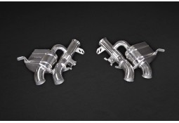 Silencieux d'échappement inox à valves CAPRISTO pour FERRARI Portofino Silencieux d'échappement inox à valves CAPRISTO pour FERRARI Portofino