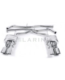 Silencieux d'échappement inox à valves LARINI pour MASERATI Quattroporte 3.0 V6 + S Q4 (2014-2017)