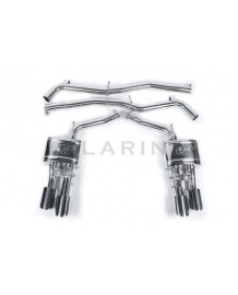 Silencieux d'échappement inox à valves LARINI pour MASERATI Quattroporte 3.0 V6 + S Q4 (2014-2017)