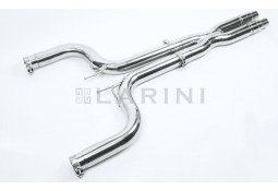 X-pipe inox LARINI pour MASERATI Quattroporte 3.0 V6 + S Q4 (2014-2017)