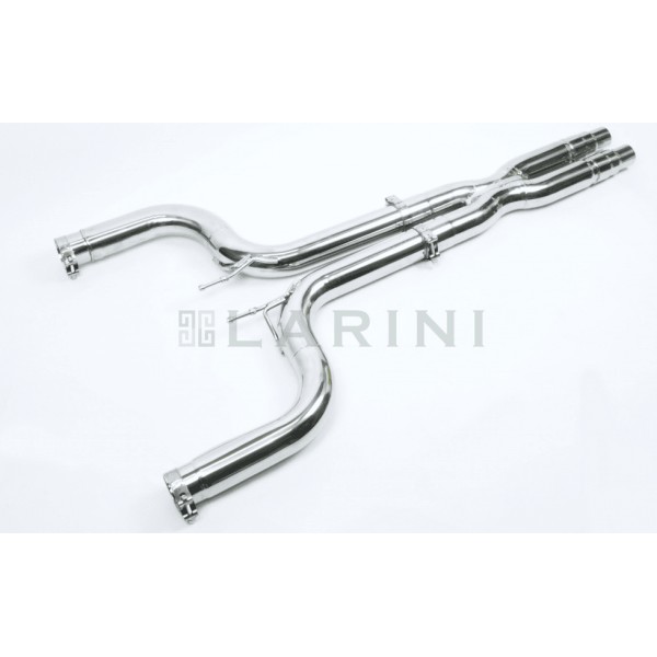 X-pipe inox LARINI pour MASERATI Quattroporte 3.0 V6 + S Q4 (2014-2017)