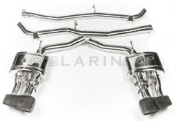Silencieux d'échappement inox à valves LARINI pour MASERATI Quattroporte GTS 3.8 V8 (2014-2017)