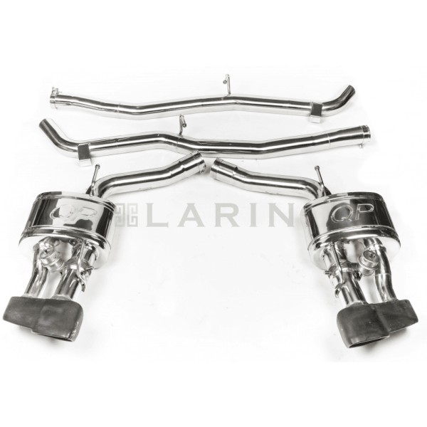 Silencieux d'échappement inox à valves LARINI pour MASERATI Quattroporte GTS 3.8 V8 (2014-2017)