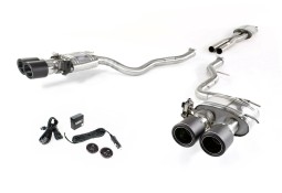Echappement inox QUICKSILVER pour Jaguar F-Type V8 / R & P450 (2014+)(2018+)-Ligne Cat/Fap-Back à valves