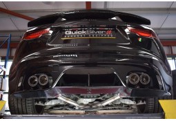 Echappement inox QUICKSILVER pour Jaguar F-Type V8 / R & P450 (2014+)(2018+)-Ligne Cat/Fap-Back à valves