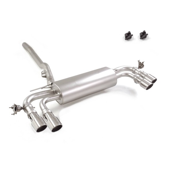 Silencieux d'échappement inox à valves RAGAZZON pour BMW M135ix F70 (2024+)