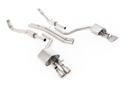Ligne d'échappement Cat-Back à valves MILLTEK pour AUDI S8 D44,0 TFSI (2013-2018)(Sport) Ligne d'échappement Cat-Back à valves MILLTEK pour AUDI S8 D44,0 TFSI (2013-2018)(Sport)