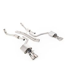 Ligne d'échappement Cat-Back à valves MILLTEK pour AUDI S8 D44,0 TFSI (2013-2018)(Sport)