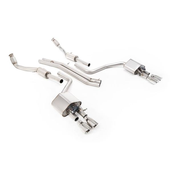 Ligne d'échappement Cat-Back à valves MILLTEK pour AUDI S8 D44,0 TFSI (2013-2018)(Sport) Ligne d'échappement Cat-Back à valves MILLTEK pour AUDI S8 D44,0 TFSI (2013-2018)(Sport)