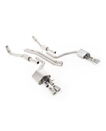 Ligne d'échappement Cat-Back à valves MILLTEK pour AUDI S8 D44,0 TFSI (2013-2018)(Sport)