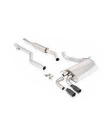 Ligne d'échappement inox Cat-Back MILLTEK BMW 320i F30 Pack M LCI B48 (2015-2019)(Homologuée)