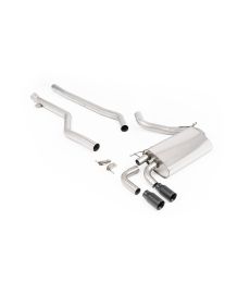 Ligne d'échappement inox Cat-Back MILLTEK BMW 320i F30 Pack M LCI B48 (2015-2019)