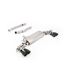 Ligne d'échappement inox FAP-Back à valves MILLTEK pour BMW M135ix F70 (2024+)