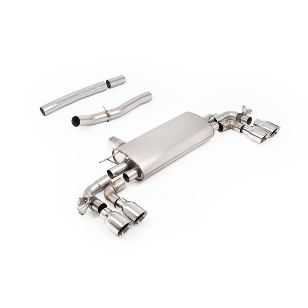 Ligne d'échappement inox FAP-Back à valves MILLTEK pour BMW M135ix F70 (2024+)