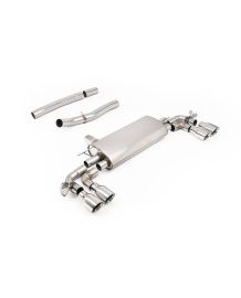 Ligne d'échappement inox FAP-Back à valves MILLTEK pour BMW M135ix F70 (2024+)