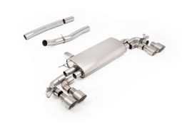 Ligne d'échappement inox FAP-Back à valves MILLTEK pour BMW M135ix F70 (2024+)