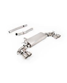 Ligne d'échappement inox FAP-Back à valves MILLTEK pour BMW M135ix F70 (2024+)
