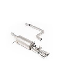 Ligne d'échappement Cat/FAP-Back à valves MILLTEK Ford Fiesta MK8 ST 1,5 EcoBoost 200Ch (2018-09/2020)(Homologuée)