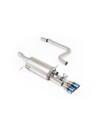 Ligne d'échappement Cat/FAP-Back à valves MILLTEK Ford Fiesta MK8 ST 1,5 EcoBoost 200Ch (2018-09/2020)(Homologuée)