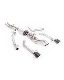 Ligne d'échappement inox Cat-Back à valves MILLTEK pour FORD F150 RAPTOR 3.5 V6 EcoBoost Gen3 (2022+)