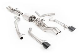 Ligne d'échappement inox Cat-Back à valves MILLTEK pour FORD F150 RAPTOR R 5.2 V8 Supercharged Gen3 (2023+)