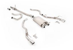 Echappement inox MILLTEK pour FORD Ranger 2.3 Ecoboost PHEV Turbo T9 281Ch (2025+)-Ligne Fap-Back look Raptor