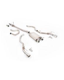 Echappement inox MILLTEK pour FORD Ranger 2.3 Ecoboost PHEV Turbo T9 281Ch (2025+)-Ligne Fap-Back look Raptor