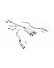 Echappement inox MILLTEK pour FORD Ranger 2.3 Ecoboost PHEV Turbo T9 281Ch (2025+)-Ligne Fap-Back look Raptor