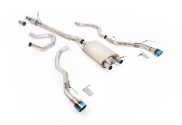 Echappement inox MILLTEK pour FORD Ranger 2.3 Ecoboost PHEV Turbo T9 281Ch (2025+)-Ligne Fap-Back look Raptor