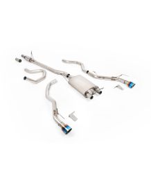 Echappement inox MILLTEK pour FORD Ranger 2.3 Ecoboost PHEV Turbo T9 281Ch (2025+)-Ligne Fap-Back look Raptor