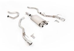 Silencieux d'échappement inox MILLTEK pour FORD Ranger 2.3 Ecoboost PHEV Turbo T9 281Ch (2025+)(look Raptor)