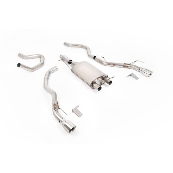Silencieux d'échappement inox MILLTEK pour FORD Ranger 2.3 Ecoboost PHEV Turbo T9 281Ch (2025+)(look Raptor)