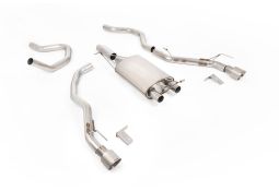 Silencieux d'échappement inox MILLTEK pour FORD Ranger 2.3 Ecoboost PHEV Turbo T9 281Ch (2025+)(look Raptor)