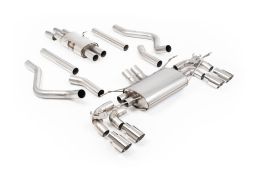 Ligne d'échappement FAP-Back MILLTEK à valves pour Land Rover Defender 130 P500 5,0 V8 500Ch (2023+)