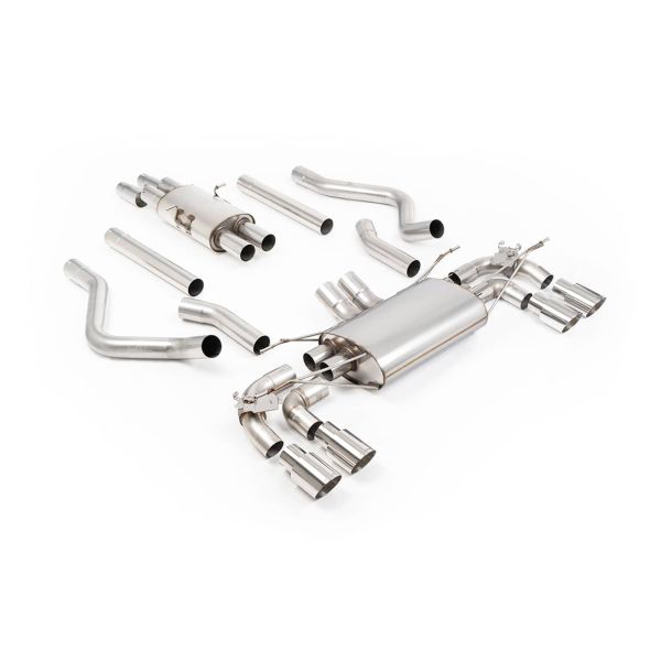 Ligne d'échappement FAP-Back MILLTEK à valves pour Land Rover Defender 130 P500 5,0 V8 500Ch (2023+)
