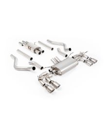 Ligne d'échappement FAP-Back MILLTEK à valves pour Land Rover Defender 130 P500 5,0 V8 500Ch (2023+)