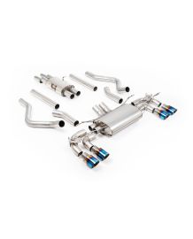 Ligne d'échappement FAP-Back MILLTEK à valves pour Land Rover Defender 130 P500 5,0 V8 500Ch (2023+)