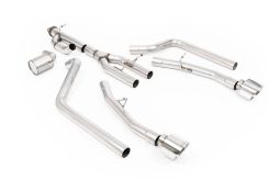 Ligne d'échappement inox MILLTEK pour DODGE RAM 1500 3.0 Twin Turbo REBEL SST (Hurricane Engine) (2025+)