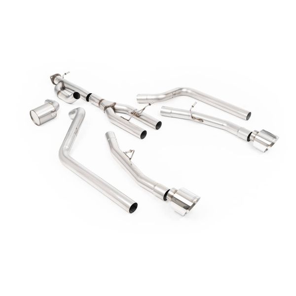 Ligne d'échappement inox MILLTEK pour DODGE RAM 1500 3.0 Twin Turbo REBEL SST (Hurricane Engine) (2025+)