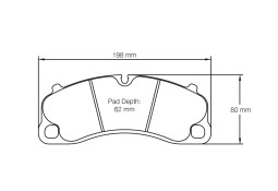 Plaquettes de freins Avant PAGID jaune RSL29 pour PORSCHE 992 TURBO / S (Freins Acier) Plaquettes de freins Avant PAGID jaune RSL29 pour PORSCHE 992 TURBO / S (Freins Acier)
