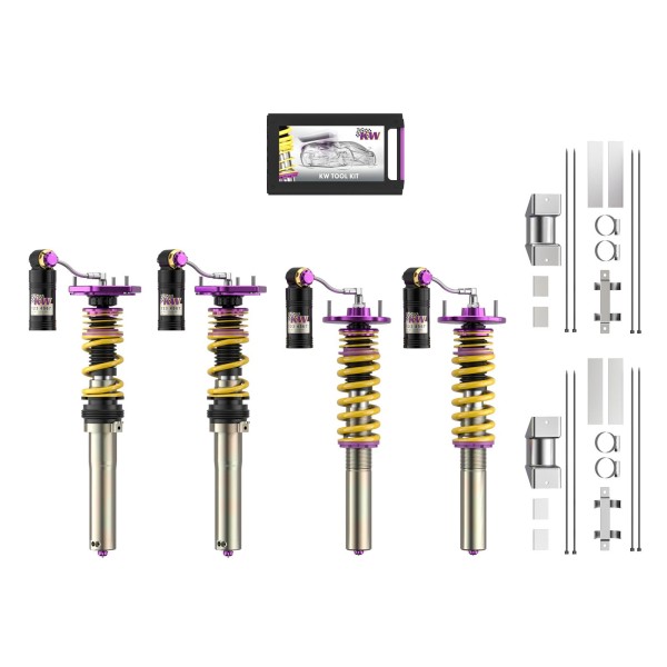 Kit suspension KW V4 Clubsport combinés filetés pour PORSCHE 718 GT4 RS 4.0