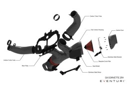 Admission Carbone EVENTURI pour Chevrolet Corvette C8 ZR1 Coupé