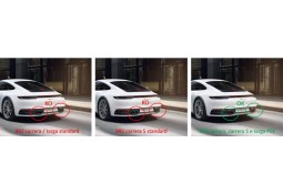 Embouts d'échappement Carbone MILLTEK pour Porsche 992.1 Carrera 2 / S / 4 / 4S / GTS / 4 GTS PSE (2019+)