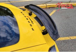 Becquet arrière Ducktail GT4 Style Carbone SFORZA pour PORSCHE 981 Boxster