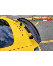 Becquet arrière Ducktail GT4 Style Carbone SFORZA pour PORSCHE 981 Boxster