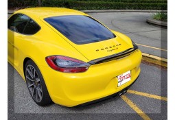 Becquet arrière Ducktail GT4 Style Carbone SFORZA pour PORSCHE 981 Boxster