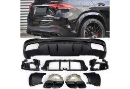 Diffuseur look GLE 63 AMG pour Mercedes GLE SUV V167 Pack AMG (2019+)