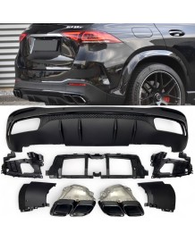 Diffuseur look GLE 63 AMG pour Mercedes GLE SUV V167 Pack AMG (2019+)