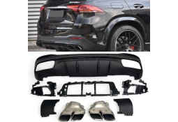 Diffuseur look GLE 63 AMG pour Mercedes GLE SUV V167 Pack AMG (2019+)