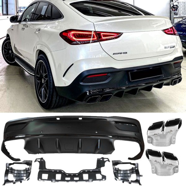 Diffuseur look GLE 63 AMG pour Mercedes GLE Coupé C167 Pack AMG (2019+)